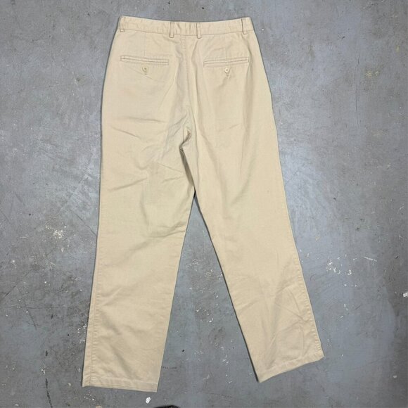 Vintage Balenciaga Chinos Cotton Beige Pleated Pants Mens 30x31 - Picture 7 of 10
